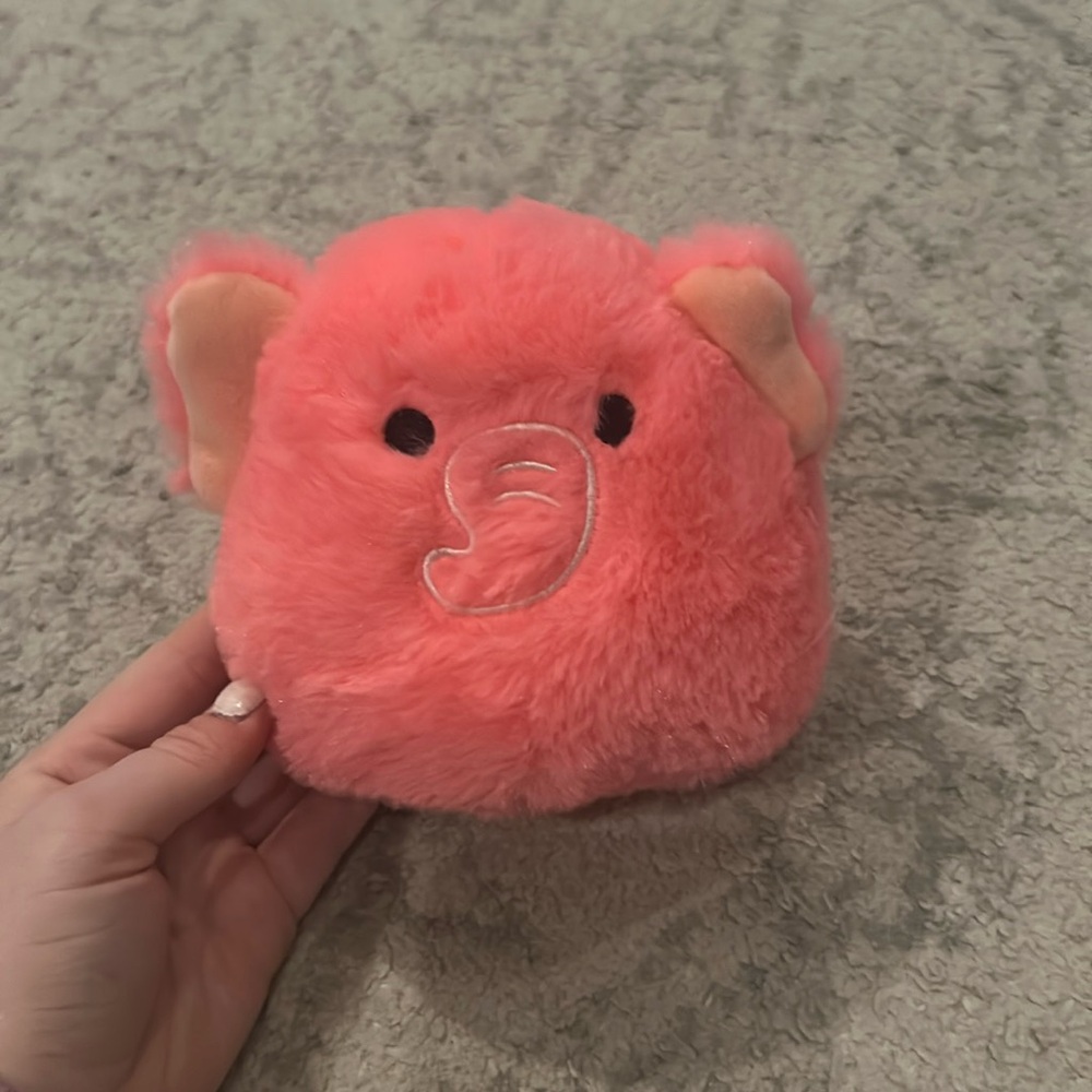 5 inch pink elephant “Kyla” squishmallow